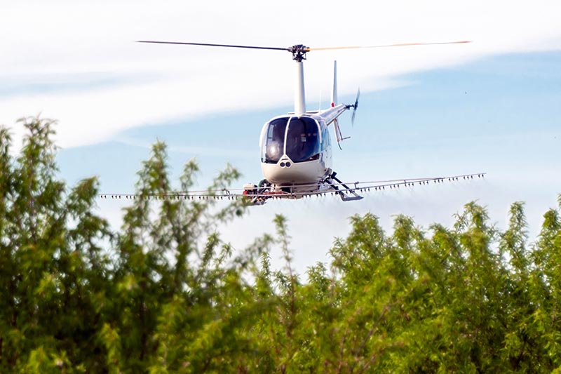California Frost Control by Helicopter